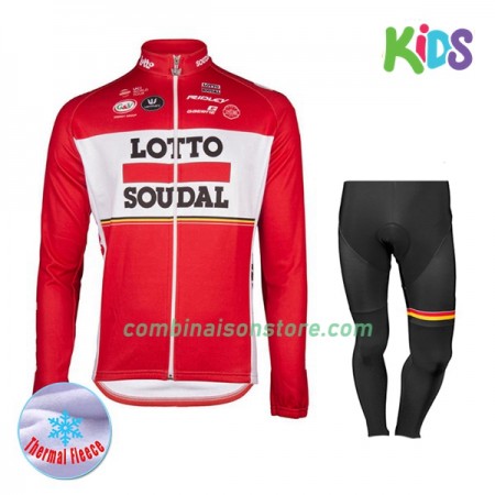 Combinaison Cycliste Hiver + Collant 2017 Lotto-Soudal Enfant  N001